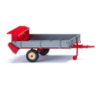WIKING 088704 HO Scale Low Sided Agricultural Trailer Year 1949-60