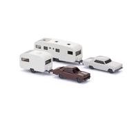 WIKING 092211 Scale N Opel Rekord And Chevy Malibu With Caravan
