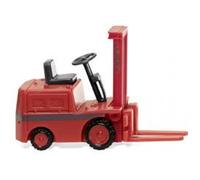 Wiking 117102 Forklift Red, Miniature Model 1:87 - Not a Toy