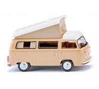 Wiking 31803 VW T2B Camper Van - Beige, HO, New 2025
