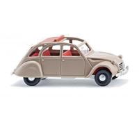 Wiking 80916 Citroën 2 CV - Olive Gray, HO, New 2025