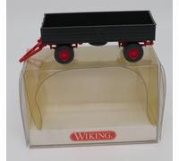 Wiking HO 1/87 Trailer Agricultural Farm Black Empty #8790313 Box