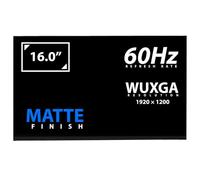 WIKIPARTS 16.0" LAPTOP IPS SCREEN PANEL COMPATIBLE FOR LP160WU1-SPD1 LED LCD DISPLAY MONITOR PC 30 PINS 1920x1200 60HZ NO BRACKETS MATTE 30 pin Narrow Connector
