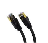 Wikiparts* New ENERGO Brand CAT7 Ethernet Cable 7.5 Meter Flat Gold-Plated Lan Network Cable High-Speed RJ45 Patch Cord 600Mhz/s STP For Switch, Router, Modem, Smart TV, PC