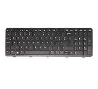 WIKIPARTS* New Replacement Black Keyboard For HP ProBook Listed Models: 450 G0 G1 G2 455 G1 G2 Laptop UK Layout English Keyboard 727682-031 with Frame