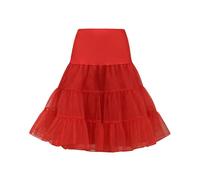 Wikoan Women's 50s Vintage Petticoat A-line Underskirt for Ladies Rockabilly Tutu Skirt Half Slip S-XXL