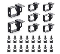 WikrOck 8 Pack Metallic Cable Manager D-Ring Hooks For Network Server Rack Cabinet, Cable Wire Management Bracket Mount Cords Organizer Ring Set Hooks for Network Patch Cables, Fiber Optic, Power Cord