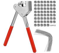 Wiksite Sealing Pliers Set, 170 mm with 120 Pcs Sealing Wire & 120 Pcs Seals, Nickel-plated Steel, Ideal for Sealing Logistics, Taxi, Electricity Meter etc.