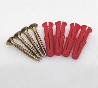 WIKXY® Screws&Plugs 4.0x30, Ideal for small flats, quick fixes, or renters. Small quantity hardware