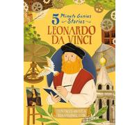 Wil Mara Leonardo da Vinci: 5-Minute Genius Hardback Book Wil Mara Multicolor