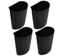 Wilafury Hanging Cup Holder, 4Pcs Hanging Cup Holder, Portable Plastic Storage Basket Space Saver, Rolling Cart Accessories for Easy Organization in Kitchen Office Kids Room