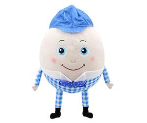 Wilberry Humpty Dumpty Soft Toy - Nursery Rhyme Chracter for Babies & Toddlers - Cute Cuddly Blue & White Plushie Pet - Adorable Stuffy Plush Toy for Girls and Boys - Ideal Baby Gift for Nursery Play