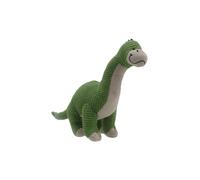 Wilberry - Knitted - Small Green Brontosaurus Dinosaur Soft Toy - WB004306
