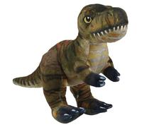 Wilberry Large T-Rex Soft Toy - In Partnership with the NHM - Lifelike Tyrannosaurus Rex Plush Dinosaur - Soft and Cuddly Educational Toy for Kids and Collectors - Suitable from Bith - 24cm