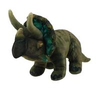 Wilberry Large Triceratops Soft Toy - NHM Dinosaur Collection - Lifelike Plush with Iconic Three Horns - Soft and Cuddly Educational Toy for Kids and Collectors - Suitable from Birth - 22 cm