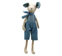 Wilberry Linen Mouse teddy Large Mouse Boy Teddy soft toy mice teddies doll toys
