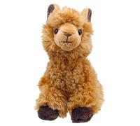 Wilberry Mini Alpaca - Soft Plush Stuffed Farm Animal Toy with Curly Fur - Unisex Cuddly Imaginative Play - 16cm