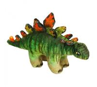 Wilberry Small Stegosaurus Soft Toy - NHM Dinosaur Collection - Lifelike Plush with Spiked Tail, Soft and Cuddly Educational Toy for Kids and Collectors - Suitable from Birth - 12cm