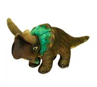 Wilberry Small Triceratops Soft Toy - NHM Dinosaur Collection - Lifelike Plush with Iconic Three Horns - Soft and Cuddly Educational Toy for Kids and Collectors - Suitable from Birth - 11 cm