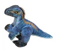 Wilberry Small Velociraptor Soft Toy - NHM Dinosaur Collection - Lifelike Plush with Realistic Claws, Soft and Cuddly Educational Toy for Kids and Collectors - Suitable from Birth - 16 cm