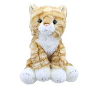 Wilberry The Puppet Company Ginger Cat Soft Toy - Favourites Collection, Adorable Plush Toy for Children, Cuddly Toy for Kids, Suitable for Ages 12 Months and Above - Gift-Ready