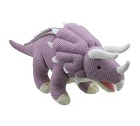 Wilberry - Triceratops (Lilac) - Large Knitted