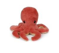 Wilberry Water Wonders Octopus Soft Toy - Coral Plush Octopus with Floppy Arms, Ultra-Soft Ocean Animal Toy for Sensory Play, Cuddles & Creative Storytelling - 12cm