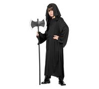 WILBERS & WILBERS 3001-152 Kinderkostüm Sensenmann Black Death Children's Grim Reaper Costume, Solid, 152 (EU)