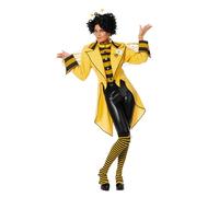 WILBERS & WILBERS 4910 Queen Bee Tailcoat for Women, Yellow/Black, Animal Costume for Carnival, Theme Party