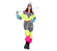 WILBERS & WILBERS 4963 Women's 80s Ski Suit Neon Après-Ski Suit Retro Carnival Party