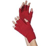 Wilbers&Wilbers 51040 Knitted Fingerless Gloves, Costume Accessory for Carnival, Theme Parties, Halloween
