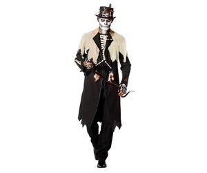 WILBERS & WILBERS 5709 Voodoo King Coat for Adults, Warlock, Shaman, Cape for Halloween, Carnival