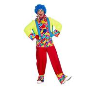 WILBERS & WILBERS 5810-XL Clownskostüm Clown Costume, Multicoloured, XL