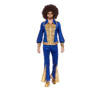 WILBERS & WILBERS 5854 - Luxury Disco Costume for Men, 70s Outfit, for Carnival, Festival, Theme Party