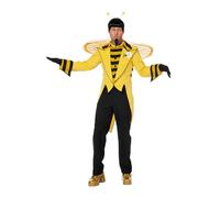 WILBERS & Wilbers 5908 Bee King Tailcoat for Men, Yellow/Black, Animal Costume for Carnival, Theme Party