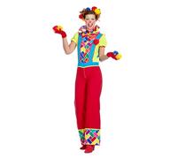 WILBERS & WILBERS Women's Clownskostüm Clown costume (pack of 1)