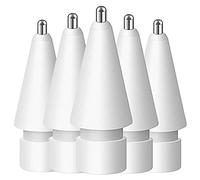 Wilbeva SP2023 Pack of 5 Tips Replacement for Apple Pencil 1/2/Pro Generation, Highly Sensitive Replacement Tips and Precise Control Pen/Stylus Nib for iPad Pencil