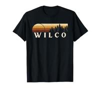 Wilco, TX Vintage Evergreen Sunset Eighties Retro T-Shirt