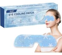 WILD+ 12 Pack Cooling Eye Pads, Moisturising Eye Mask Pads, Portable Eye Pads for Dark Circles, Puffy Eyes, Dryness and Discomfort