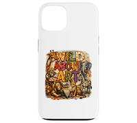 Wild About Art Cubism Safari Animals Kids School Art Teacher Case for iPhone 13
