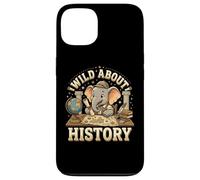 Wild About History Elephant School Subject Fan Case for iPhone 13