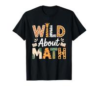 Wild About Math Funny Cute Teacher Student Math Club T-Shirt