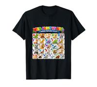 Wild About My ABCs Cute Animal Alphabet A to Z Learning Value Graphic T-Shirt