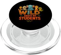Wild About My Students Animals Teacher Classroom Jungle PopSockets PopGrip for MagSafe