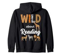 Wild About Reading Safari School Spirit Zip Hoodie