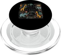 Wild About Reading Zoo Animals for Bookworm Book Reader PopSockets PopGrip for MagSafe