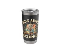 Wild About Science Elephant STEM School Fan Stainless Steel Insulated Tumbler