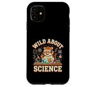 Wild About Science Tiger Scientist Lab Experiment chemistry Case for iPhone 11