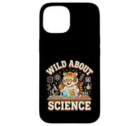 Wild About Science Tiger Scientist Lab Experiment chemistry Case for iPhone 15