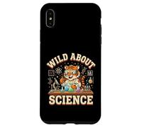 Wild About Science Tiger Scientist Lab Experiment chemistry Case for iPhone XS Max